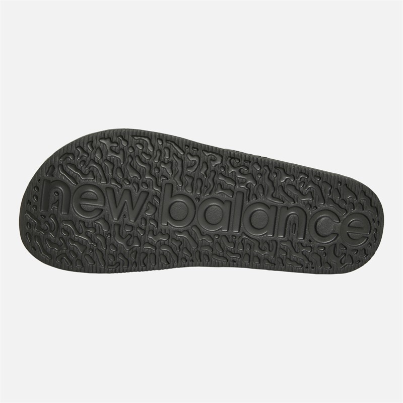 New Balance Mens 50 NB Logo Slides White