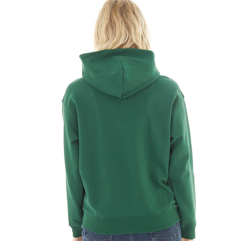 New Balance Womens Athletics Varsity Oversized Hoodie Nightwatch Green