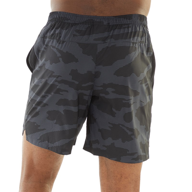 Buy New Balance Mens Printed Accelerate 7 Inch Running Shorts Black