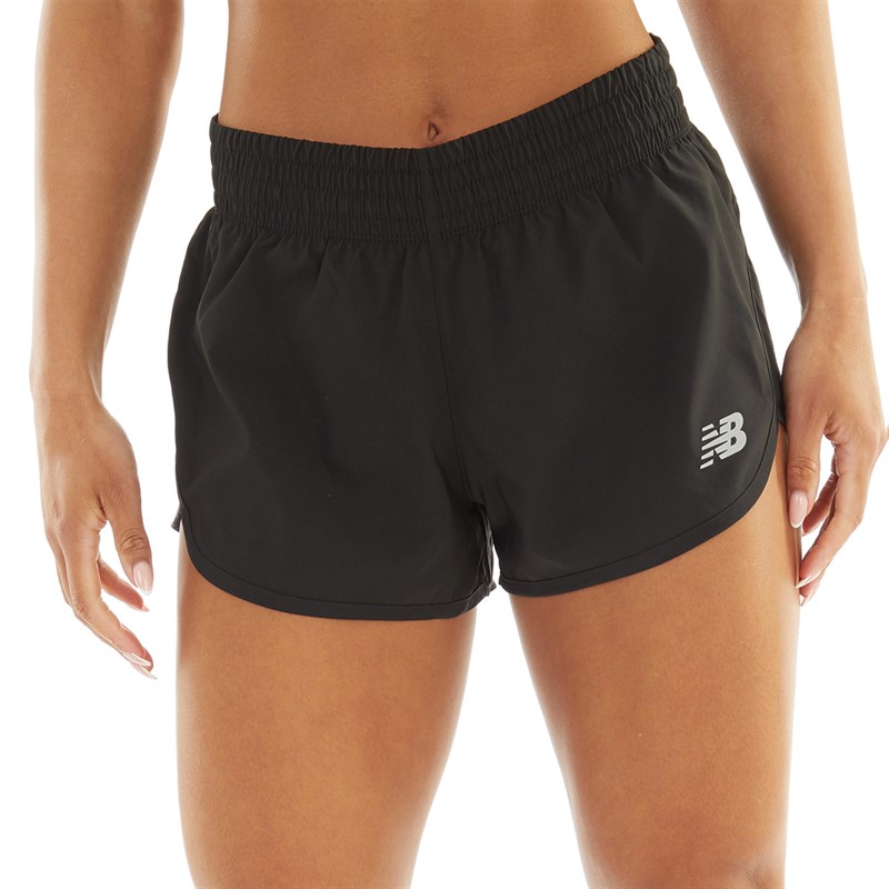 New Balance Womens Accelerate 2.5 Inch Running Shorts Black