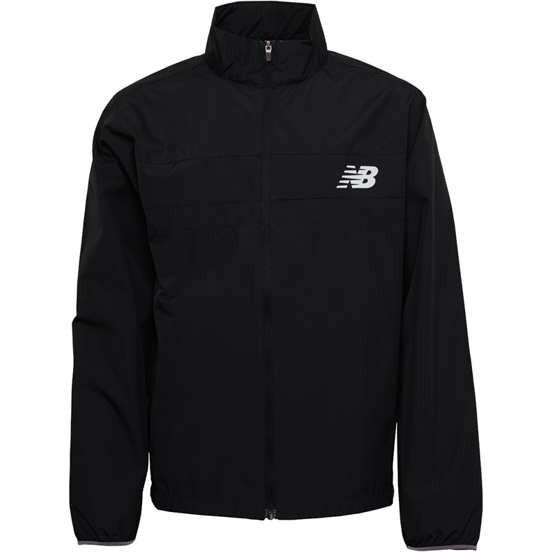 New Balance Junior Accelerate Full Zip Running Jacket Black