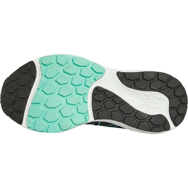 New Balance Womens 520 V7 Neutral Running Shoes Black/Mint/Lilac