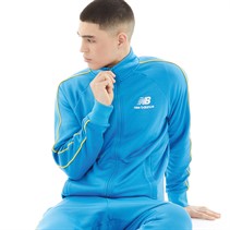 New Balance Mens 420 Track Jacket Mediterranean Blue