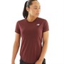 New Balance Womens Accelerate Running Top Burgundy