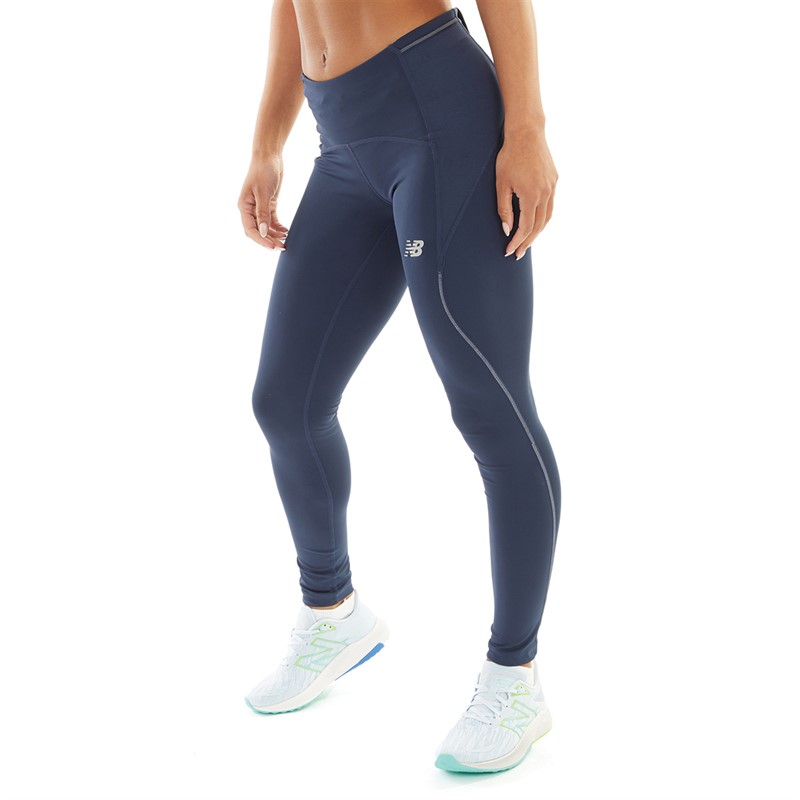 New Balance Womens Impact Running Tights Natural Indigo