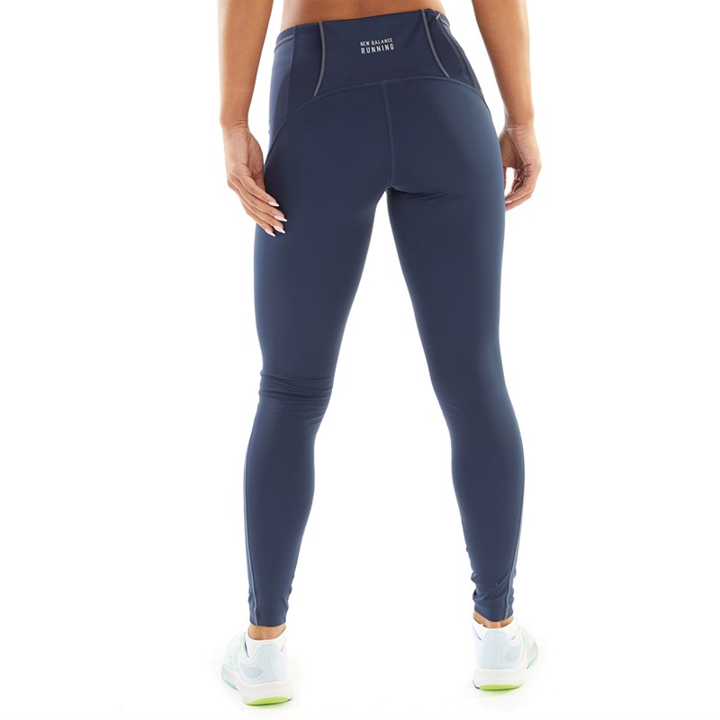 New Balance Womens Impact Running Tights Natural Indigo