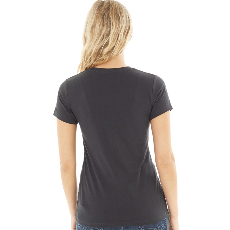 New Balance Womens Classic Flying Logo Graphic T-Shirt Black