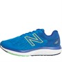 New Balance Mens Fresh Foam X 680 V7 2E Wide Fit Neutral Running Shoes Blue/Vibrant Spring