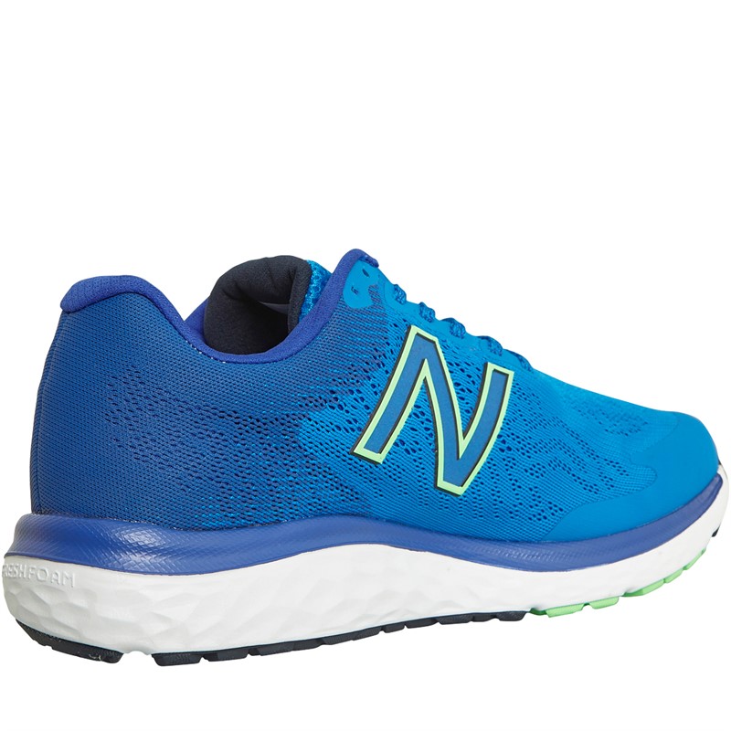 Buy New Balance Mens Fresh Foam X 680 V7 2E Wide Fit Neutral Running Shoes Blue Vibrant Spring