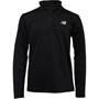 New Balance Junior Boys Accelerate 1/4 Zip Running Top Black