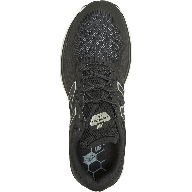 New Balance Mens Fresh Foam X 680 V7 Neutral Running Shoes Black