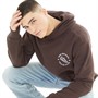 New Balance Mens Runners Club Hoodie Black Coffee