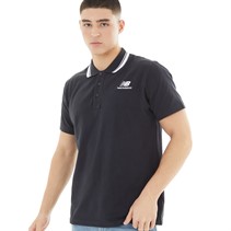 New Balance Mens Classic Logo Polo Black