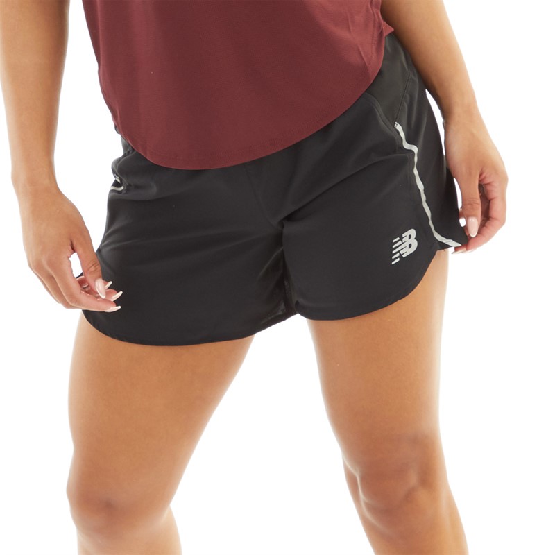 Buy New Balance Womens Impact 5 Inch Running Shorts Black