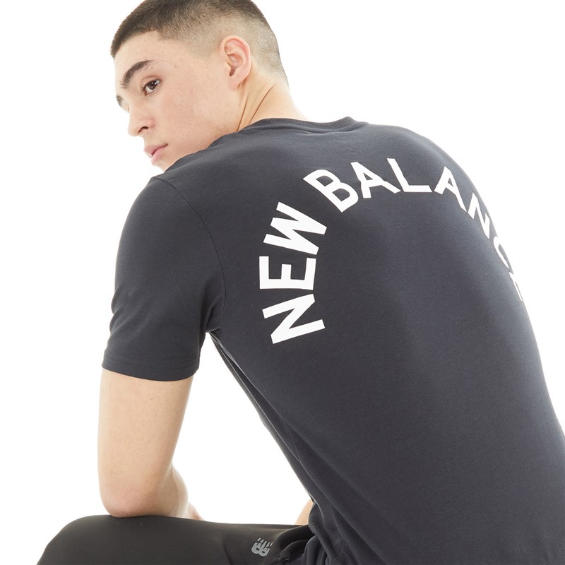 New Balance Mens Classic Arch Graphic T-Shirt Black