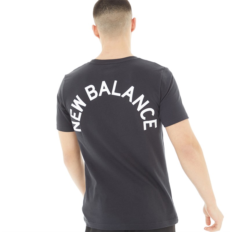 New Balance Mens Classic Arch Graphic T-Shirt Black