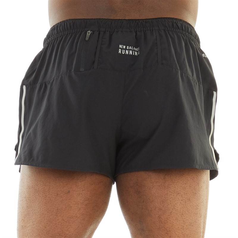 Buy New Balance Mens Impact 3 Inch Split Running Shorts Black