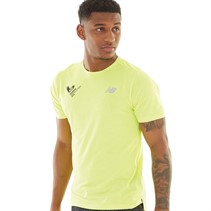 New Balance Heren Valencia Marathon Impact Hardloop Top Groen