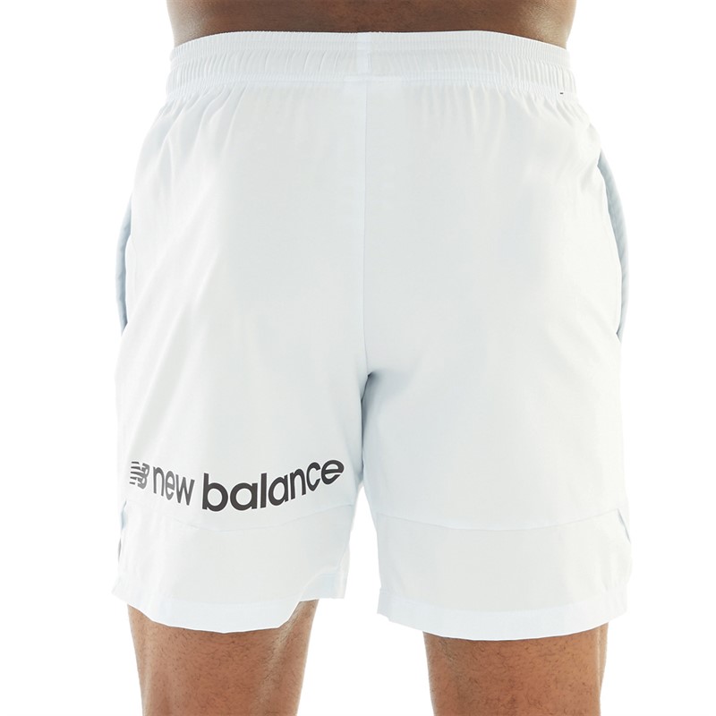 New Balance Heren Tenacity Solide Geweven 7 Inch Shorts IJsblauw