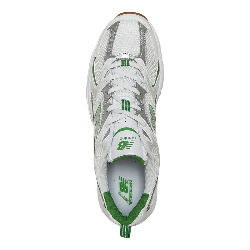 Buy New Balance 530 Trainers White Green