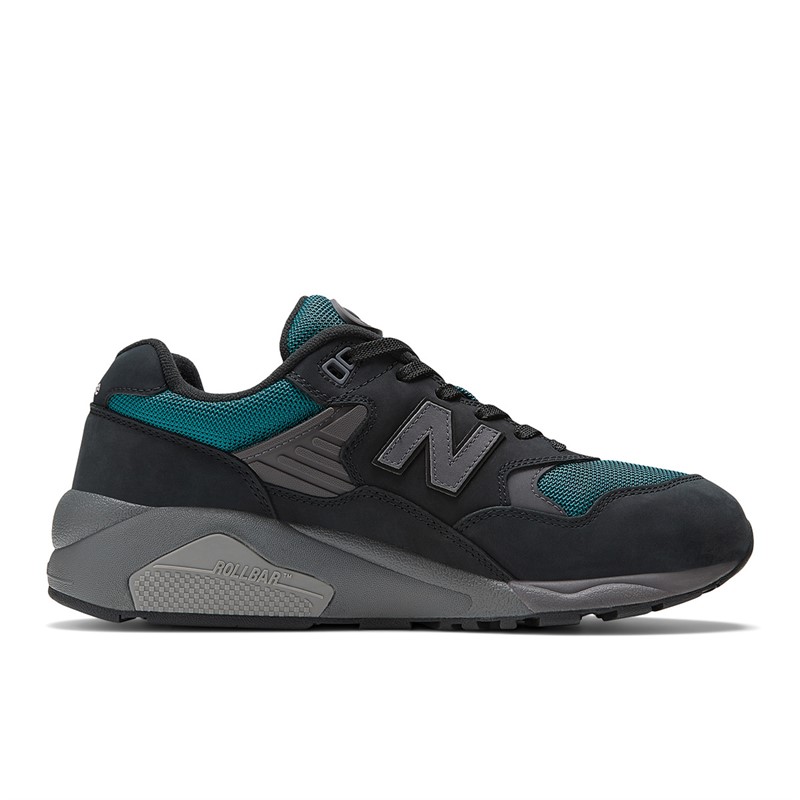 Buy New Balance 580 Trainers Black Vintage Teal Magnet