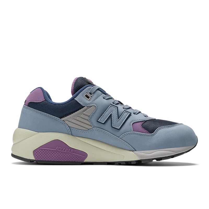 New Balance 580 Trainers Artic Grey/Navy/Dusted Grape