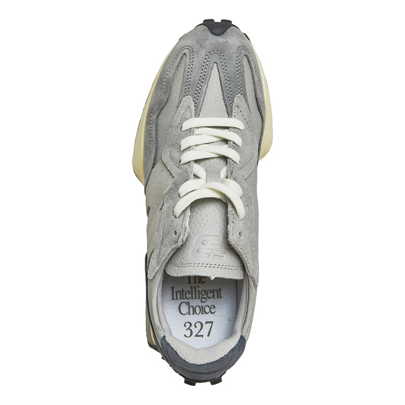 New balance grey suede trainers on sale