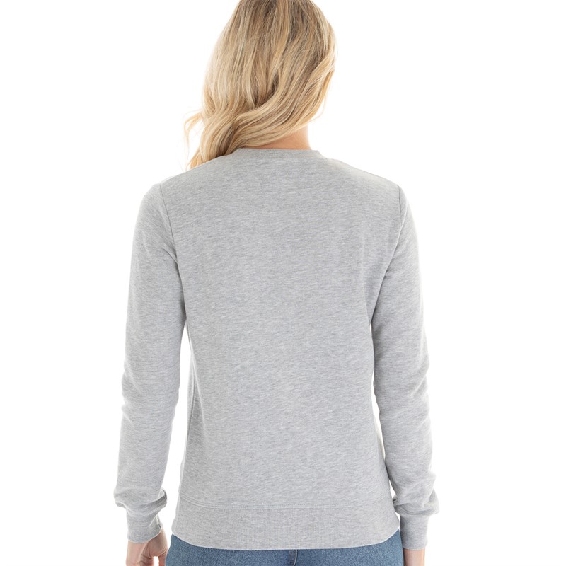 New Balance Womens Classic Core Fleece Sweatshirt Athletic Grey