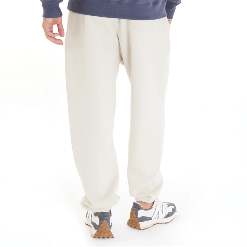 New Balance Mens Arch Stacked Logo Sweat Pants Timber