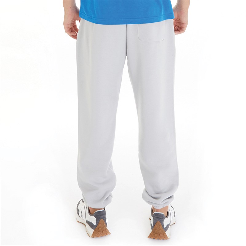 New Balance Mens Arch Stacked Logo Sweat Pants Rain Cloud