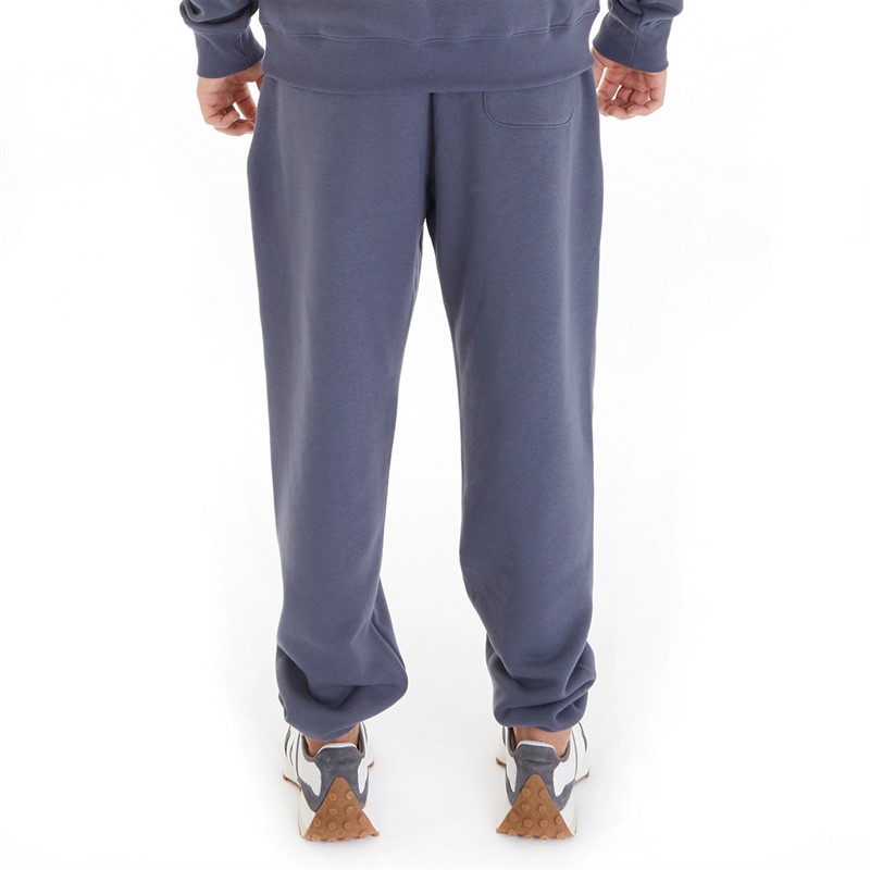 New Balance Mens Arch Stacked Logo Sweat Pants Thunder