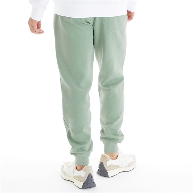 New Balance Pantalon de jogging en molleton homme, petit logo, couleur genévrier