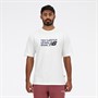 New Balance Mens Graphic T-Shirt White