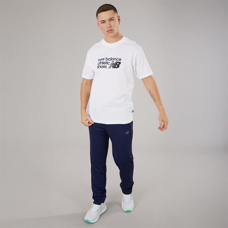 New Balance Mens Graphic T-Shirt White