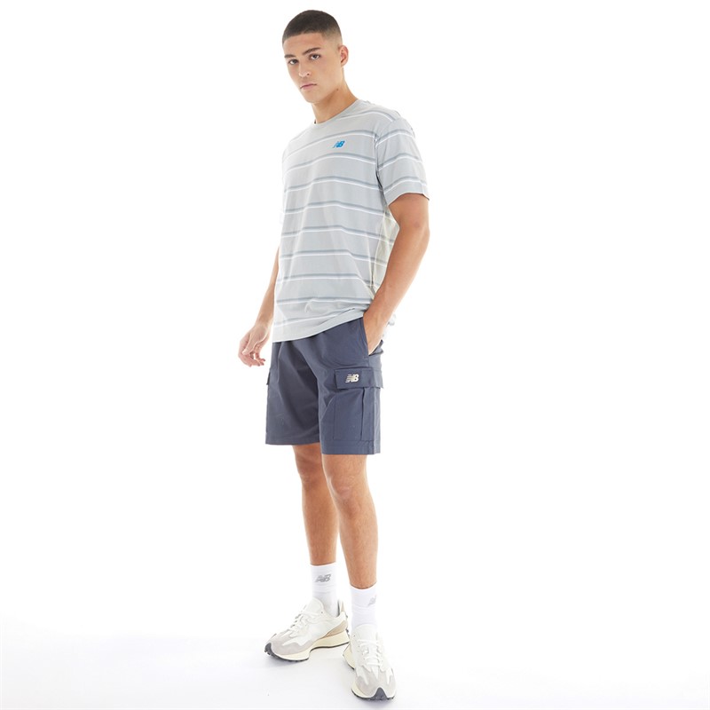 New Balance Heren Geweven Cargo Shorts Donder