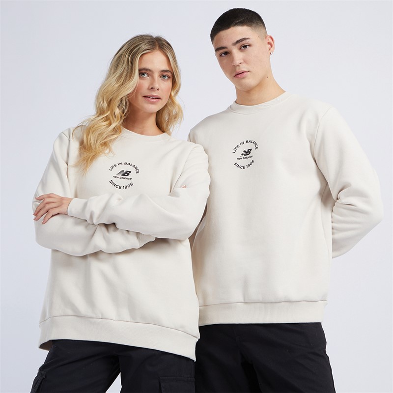 New Balance NB Life In Balance Sweatshirt Moonbeam