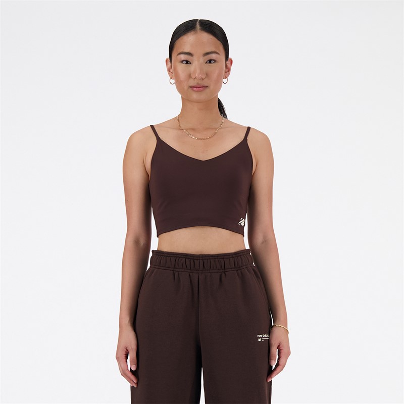 New Balance Damen NB Harmony Leichte Stütz Sport BH Black Coffee