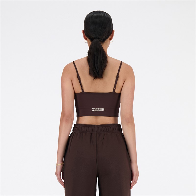 New Balance Damen NB Harmony Leichte Stütz Sport BH Black Coffee