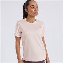 New Balance Womens Sport Essentials Running Top Quartz Pink