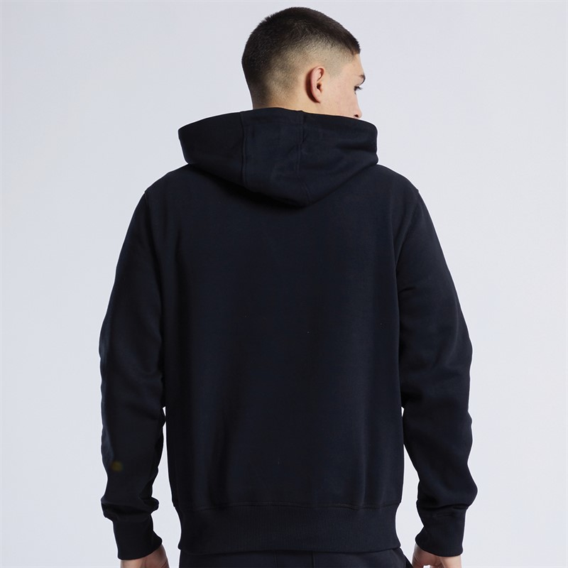 New Balance Mens NB Small Logo Hoodie Black