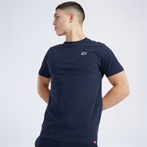 New Balance Mens NB Small Logo T-Shirt Eclipse