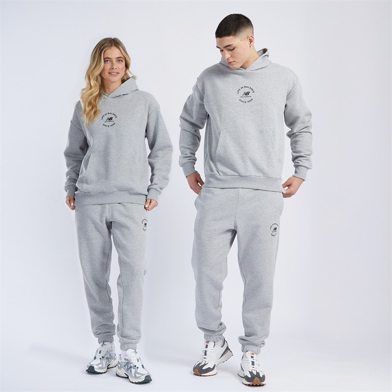 New Balance NB Life In Balance Hoodie Grey Marl