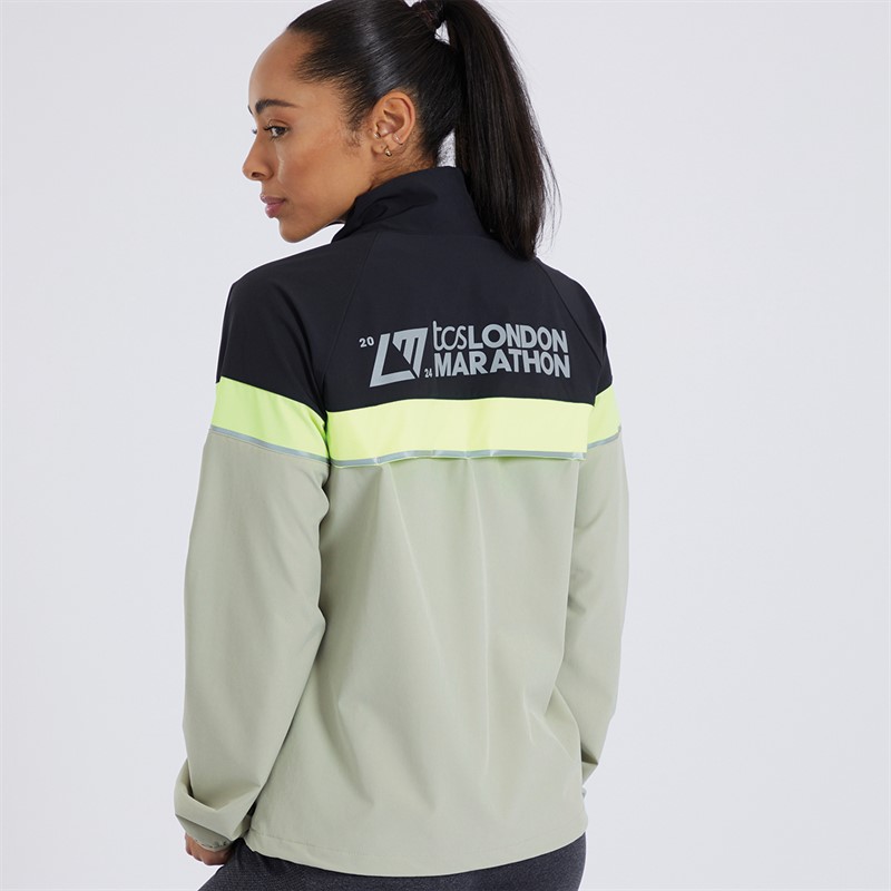 New Balance Womens London Edition Marathon Running Jacket Black