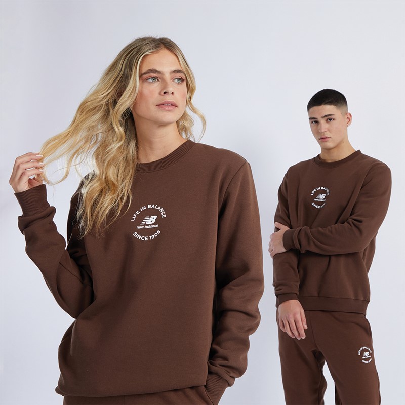 New Balance NB Life In Balance Sweatshirt Pinecone