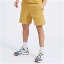 New Balance Mens NB Small Logo Shorts Golden Hour