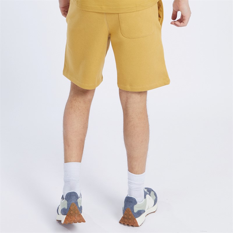 New Balance Mens NB Small Logo Shorts Golden Hour