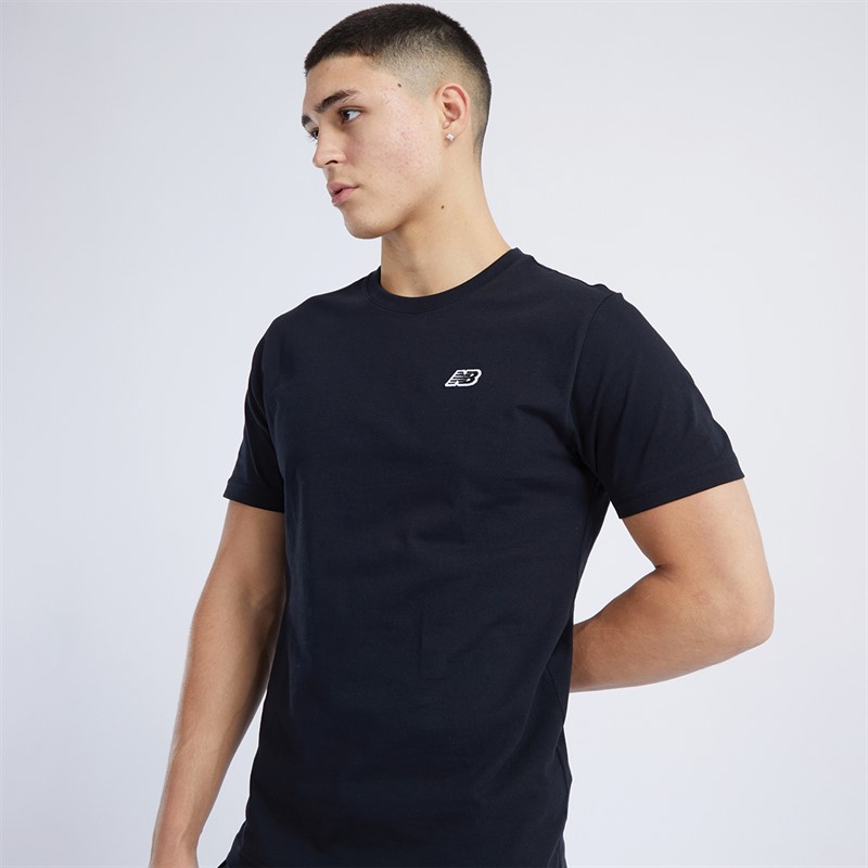 New Balance Mens Small Logo T-Shirt Black