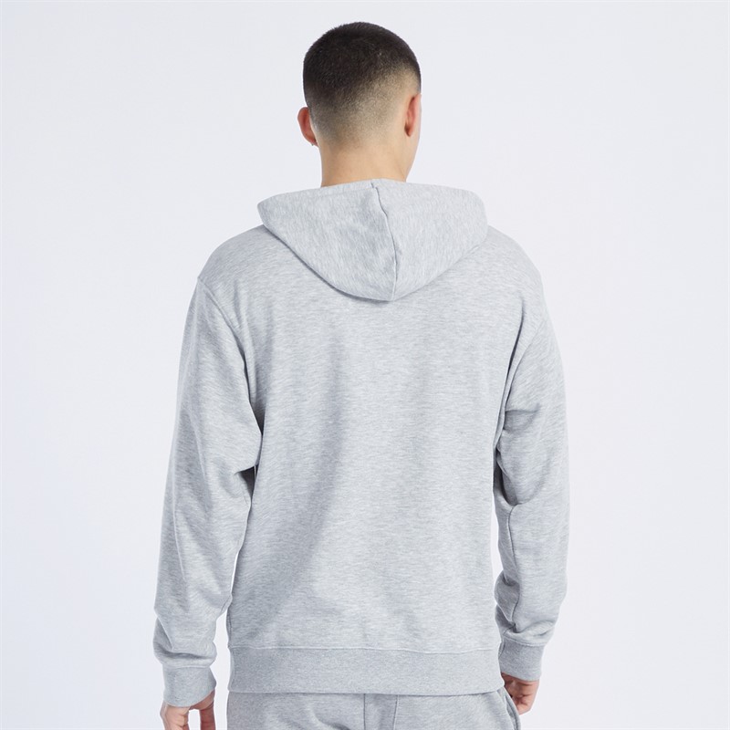 New Balance Mens London Edition Graphic Hoodie Athletic Grey