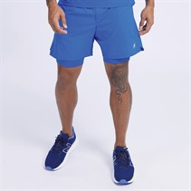 New Balance Mens Accelerate Lined 7 Inch Shorts Blue Oasis