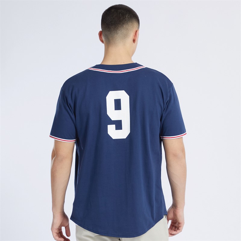 New Balance Mens Sportswear's Greatest Hits Baseball Jersey NB Navy